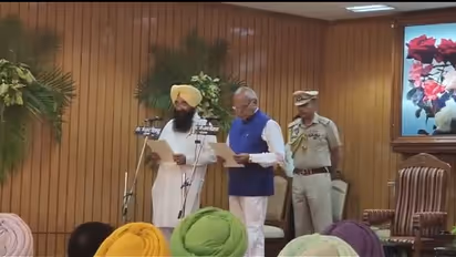Punjab cabinet expansion: AAP MLAs Gurmeet Singh Khudian, Balkar Singh sworn-in as ministers