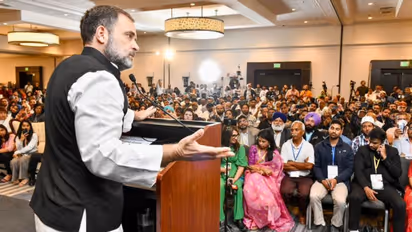 National Anthem disrespected at Rahul Gandhi's US event venue; used as mic check before seated people (WATCH)