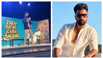 Zara Hatke Zara Bachke star Vicky Kaushal dances to Punjabi song 'Obsessed' on stage in Delhi; WATCH
