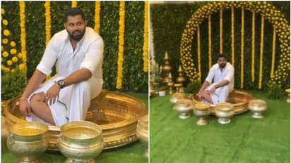 ಅಂಬಿ ಪುತ್ರನ ಮೆಹಂದಿ ಶಾಸ್ತ್ರ: ಅಭಿಷೇಕ್ ಕೈಯಲ್ಲಿ ಪ್ರೀತಿಯಿಂದ ಮೂಡಿದ ಹೆಸರುಗಳೇನು?