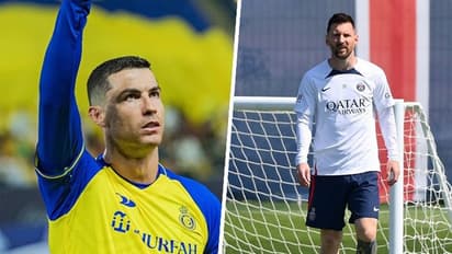 Cristiano Ronaldo 'welcomes' Lionel Messi, Karim Benzema, and others to Saudi Pro League - WATCH