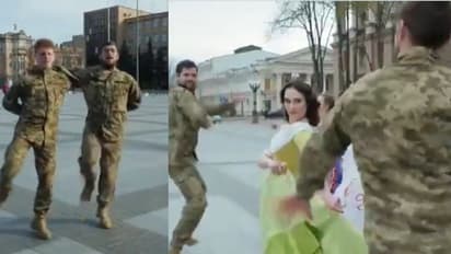 യുക്രൈൻ യുദ്ധഭൂമിയിൽ നാട്ടു നാട്ടു തരംഗം; ചടുലമായ ചുവടുകൾ, വരികളിൽ സർപ്രൈസ് !