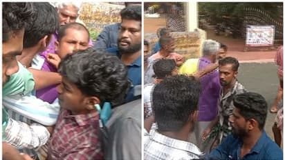 തൃശൂരിൽ സ്കൂളില് മധുരം നല്കാനെത്തിയ എസ്എഫ്ഐ പ്രവര്ത്തകരെ ഐഎന്ടിയുസി പ്രവർത്തകർ മർദിച്ചതായി പരാതി