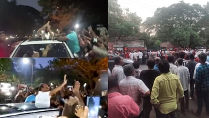 திருவண்ணாமலைக்கு திடீர் விசிட் அடித்த ரஜினிகாந்த்... ரவுண்ட் கட்டிய ரசிகர்கள் - வைரலாகும் வீடியோ