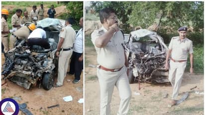 ಬೆಂಗಳೂರು - ಹಾಸನ ಹೆದ್ದಾರಿಯಲ್ಲಿ ಲಾರಿ ಹಿಂಭಾಗಕ್ಕೆ ಗುದ್ದಿದ ಕಾರು: ನೆಲಮಂಗಲ ಯುವಕರು ಸಾವು