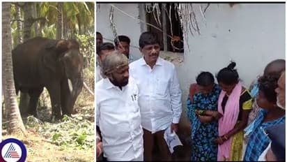 ಬೆಂಗಳೂರು ಪಕ್ಕದಲ್ಲಿ ಕಾಡಾನೆ ದಾಳಿಗೆ ಇಬ್ಬರು ರೈತರ ಬಲಿ: ಸಾಂತ್ವನ ಹೇಳಿದ ಸಚಿವ ಖಂಡ್ರೆ