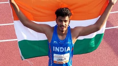 ஆசிய U20 தடகள சாம்பியன்ஷிப் போட்டி: ஈட்டி எறிதலில் வெள்ளி வென்ற இந்திய வீரர் சிவம் லோககரே!