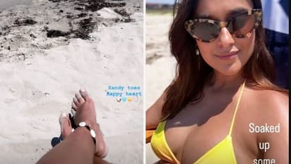 Pregnant Ileana D'Cruz shares sun-kissed pictures and flaunts baby bump in recent post, check them out