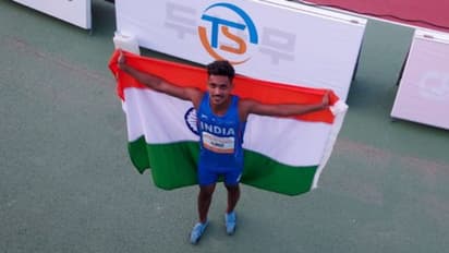 India celebrates Havildar Sunil Kumar's decathlon gold at Asian U-20 Athletics Championship