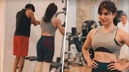 Samantha Ruth Prabhu flaunts her toned body after intense workout session