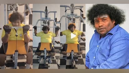 சூரிக்கு போட்டியாக சிக்ஸ்பேக் வைக்க போகிறாரா யோகிபாபு..? வெறித்தனமாக ஒர்க் அவுட் செய்யும் வீடியோ வைரல்