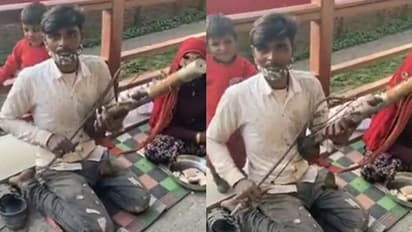 കേട്ടവരെയെല്ലാം കോരിത്തരിപ്പിച്ച സംഗീതം; റെയില്‍വേ പ്ലാറ്റ്ഫോമിലിരിക്കുന്ന 'പ്രതിഭ'!