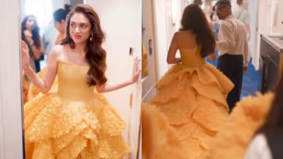 'ഇത്രയും വലിയ ഗൗണ് ധരിച്ച് എങ്ങനെ ബാത്ത്റൂമില് പോയി'; അദിതിയുടെ രസകരമായ ഉത്തരം...