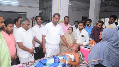 சட்டவிரோத சூதாட்ட கும்பலால் தாக்கப்பட்ட அதிமுக கவுன்சிலர்; நேரில் நலம் விசாரித்த வேலுமணி