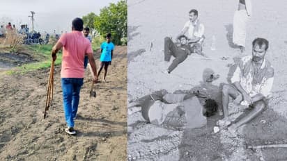 అన్నదమ్ముల భూతగాదా... పొలం గట్టుపైనే గొడ్డళ్లతో నరుక్కున్న తండ్రులు, పిల్లలు