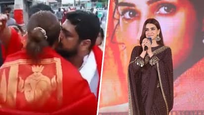 Kriti Sanon-Om Raut kiss: Adipurush actress says heart filled with 'energy of Tirupati' despite controversy