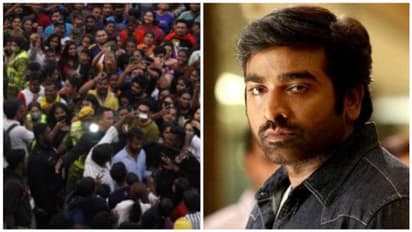 மக்கள் செல்வன்' விஜய் சேதுபதியுடன் செல்ஃபி எடுக்க முட்டி மோதிய அயல் நாட்டு ரசிகர்கள்!