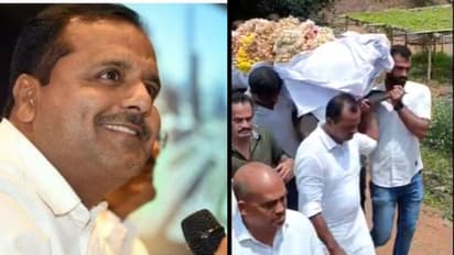 പാർട്ടി പ്രവർത്തകന്റെ മൃതദേഹം തോളിലേറ്റി കർണാടക സ്പീക്കർ യുടി ഖാദർ, ദൃശ്യങ്ങൾ ശ്രദ്ധേയമാകുന്നു