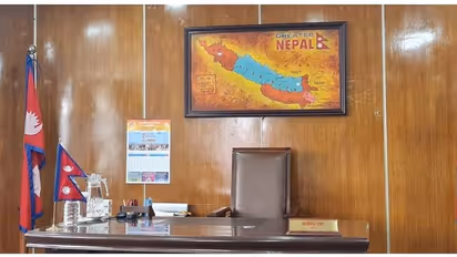 అఖండ భారత్ మ్యాప్ వివాదం : భారత భూభాగాలను కలుపుకొని ఆఫీసులో ‘గ్రేటర్ నేపాల్’ మ్యాప్ పెట్టిన ఖాట్మండు మేయర్