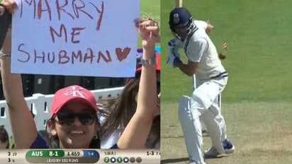 గ్రౌండ్లోనే మ్యారేజ్ ప్రపోజల్... ఆ వెంటనే రనౌట్ ఛాన్స్ మిస్ చేసిన శుబ్మన్ గిల్...