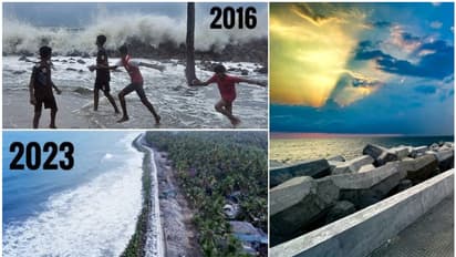 ചെല്ലാനം 2016ൽ, ചെല്ലാനം 2023ൽ; 'ദുരിതക്കയത്തിൽ ചെല്ലാനം', ചാനലുകളില് നിറഞ്ഞ ആ ഭൂതകാലം മറക്കാമെന്ന് പി രാജീവ്