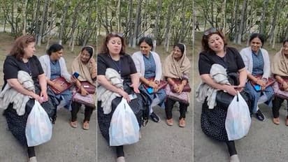 మగడాన్ విమానాశ్రయంలో చిక్కుకున్న ప్రయాణికులకు రష్యన్ మహిళ సహాయం..బాలీవుడ్ పాటలు పాడుతూ...(వీడియో)