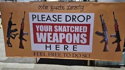 Manipur violence: 'Drop arms' box appear outside BJP MLA's house in Imphal; check details