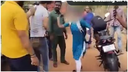 പിന്നാലെ നടന്ന ശല്യം ചെയ്തു, സഹിക്കാതായപ്പോൾ പിടികൂടി ചെരിപ്പൂരിയടിച്ച് വിദ്യാർഥിനി -വീഡിയോ