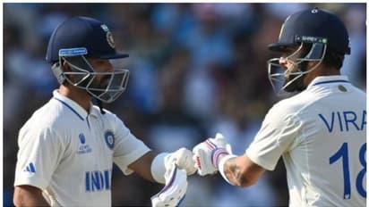 പ്രതീക്ഷ കോലി-രഹാനെ കൂട്ടുകെട്ടില്! ഓവലില് നിയന്ത്രണം ഏറ്റെടുത്ത് ഓസീസ്; ഇന്ത്യക്ക് ഇനിയും റണ്മല താണ്ടണം