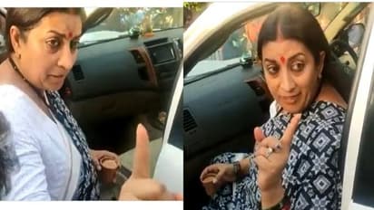 జర్నలిస్టుతో కేంద్ర మంత్రి స్మృతి ఇరానీ వాగ్వాదం.. వీడియో పోస్టు చేస్తూ మండిపడ్డ కాంగ్రెస్.. వైరల్