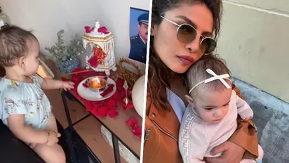 Priyanka Chopra performs special puja on dad Dr. Ashok Chopra's death anniversary, Malti plays vital role