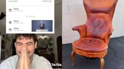 4000 രൂപയ്‍ക്ക് വാങ്ങിയ പഴകിയ കസേര യുവാവ് വിറ്റത് 82 ലക്ഷത്തിന്!