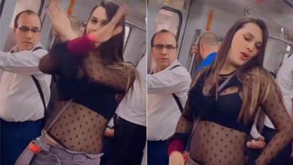 മെട്രോയ്ക്കകത്ത് റീല്സിനായി ഡാൻസ്; 'അങ്കിളിന്റെ നോട്ടമാണ് കലക്കൻ' എന്ന് കമന്റുകള്