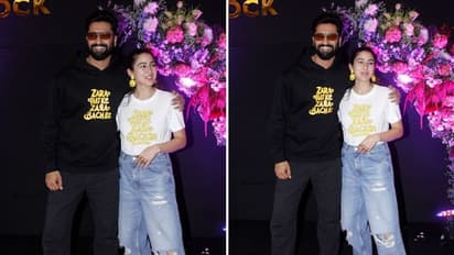 Zara Hatke Zara Bachke bash: Vicky Kaushal-Sara Ali Khan are all smiles at the event