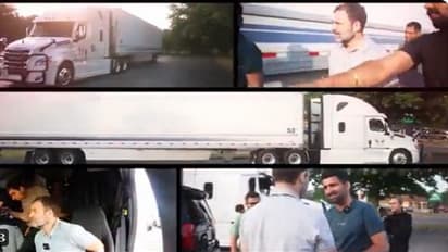 ಅಮೆರಿಕದಲ್ಲೂ ರಾಹುಲ್‌ ಟ್ರಕ್‌ ರೈಡ್‌: ಭಾರತೀಯ ಮೂಲದ ಚಾಲಕನ ಲಾರಿಯಲ್ಲಿ ಸಿಧು ಮೂಸೇವಾಲಾ ಹಾಡು ಕೇಳಿ ಎಂಜಾಯ್‌!