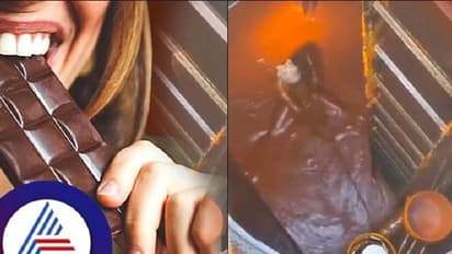 ಕಾಲಲ್ಲೇ ತುಳಿದು ಹದ ಮಾಡ್ತಾರೆ, ಬೆವರೂ ಒರೆಸಿ ಹಾಕ್ತಾರೆ; ಚಾಕೊಲೇಟ್ ಮೇಕಿಂಗ್ ವಿಡಿಯೋ ವೈರಲ್