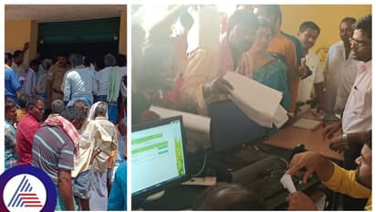 Davangere: ಆನ್ ಲೈನ್ ನೊಂದಣಿ ವಿಳಂಬ, ಎಪಿಎಂಸಿ ಬಿತ್ತನೆ ಬೀಜ ಕೇಂದ್ರಕ್ಕೆ ಮುಗಿಬಿದ್ದ ರೈತರು