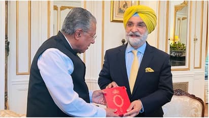 അമേരിക്കയിലെ ഇന്ത്യൻ അംബാസിഡർ-മുഖ്യമന്ത്രി കൂടിക്കാഴ്ച; കൂടുതല് നിക്ഷേപം കൊണ്ടുവരുന്നതിനെക്കുറിച്ച് ചർച്ച