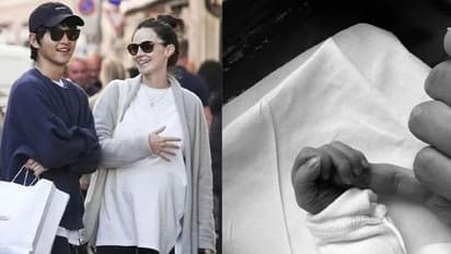 Vincenzo star Song Joong-Ki and wife Katy Louise Saunders share their baby boy FIRST photo