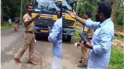 കോന്നിയിൽ നടുറോഡിൽ കൊമ്പുകോർത്ത് എസ്ഐയും സിപിഎം ലോക്കൽ സെക്രട്ടറിയും; ദൃശ്യങ്ങൾ പ്രചരിക്കുന്നു