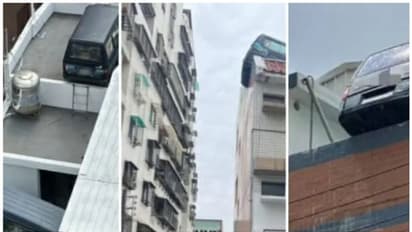 നോ പാര്ക്കിംഗിന് പിഴയടച്ചു മടുത്തു, കാറുകള് വീടിനു മുകളില് പാര്ക്ക് ചെയ്ത് ഉടമ!