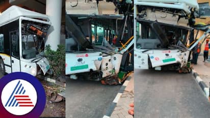 ಕೆಂಪೇಗೌಡ ಏರ್‌ಪೋರ್ಟ್ ಬಳಿ ಬಸ್ ಅಪಘಾತ: 20ಕ್ಕೂ ಹೆಚ್ಚು ಪ್ರಯಾಣಿಕರಿಗೆ ಗಾಯ