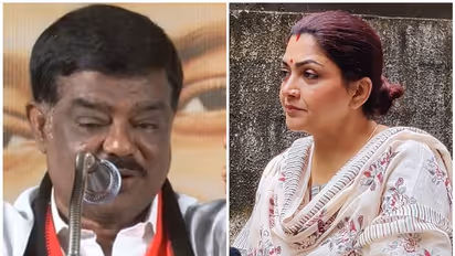 இப்படிப் பேச யார் உரிமை கொடுத்தது? செய்தியாளர் சந்திப்பில் கண் கலங்கிய குஷ்பு!! 