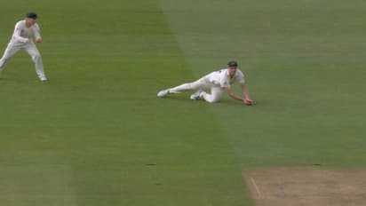 കാമറൂണ്‍ ഗ്രീന്‍ ജെസിബിയോ; വീണ്ടും ഗള്ളിയില്‍ നിലംപറ്റെ ക്യാച്ച് കോരിയെടുത്തു- വീഡിയോ