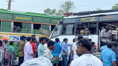 2 தனியார் பேருந்துகள் நேருக்கு நேர் மோதல்! 7 பேர் பலி!100 பேர் மருத்துவமனையில் அனுமதி! விபத்து நடந்தது எப்படி?