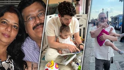 Father's Day 2023: Priyanka Chopra shares adorable image of baby Malti reading along dad Nick Jonas