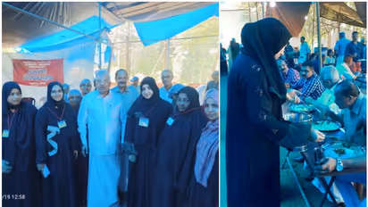 'പർദ്ദ ധരിച്ച മുസ്ലിം സഹോദരിമാർ ഹിന്ദു തീർഥാടകർക്ക് ഭക്ഷണം വിളമ്പുന്നു'; യഥാർഥ കേരള സ്റ്റോറിയെന്ന് പി ജയരാജൻ