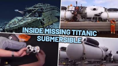 Inside the missing Titanic submersible: Cramped capsule, PlayStation controller and more (WATCH)