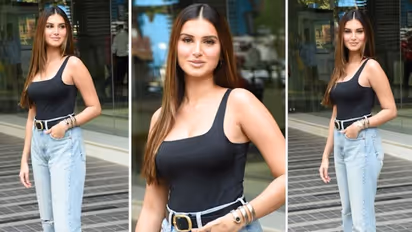 Tara Sutaria latest photos: Actress dons her casual best in denims and classic black tank top, see photos