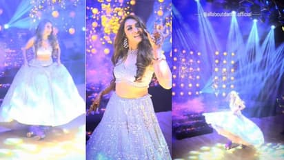 ഭാരമുള്ള ലഹങ്കയും റോളർ സ്കേറ്റും ധരിച്ച് ഡാൻസ്; വധുവിന്‍റെ വീഡിയോ വൈറല്‍